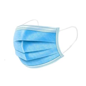 Mascarilla quirúrgica azul
