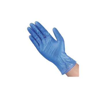 Guante de vinyl azul
